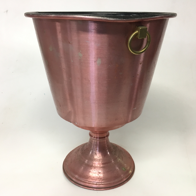 ICE BUCKET, 1950s Pink Anodised Large 